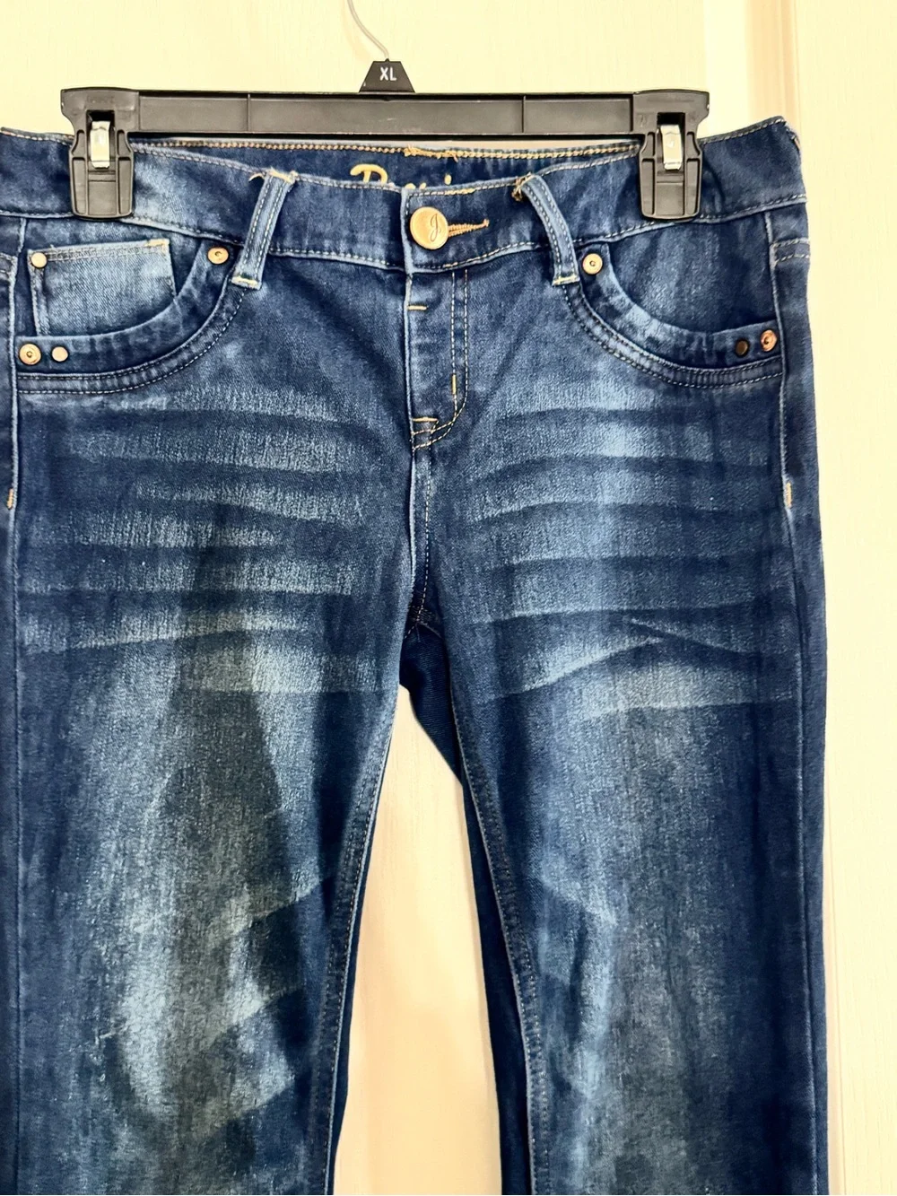 JUSTICE Dark Blue Girls Jeans - Classic Straight Fit